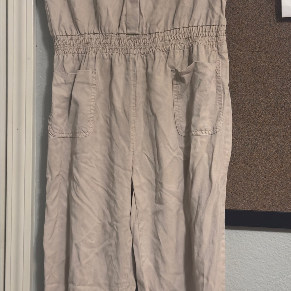 Zara Light Tan Jumpsuit